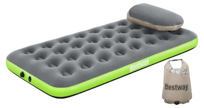 Produktbild von Bestway® Single-Luftbett Roll & Relax mit Kissenpumpe 188 x 99 x 22 cm