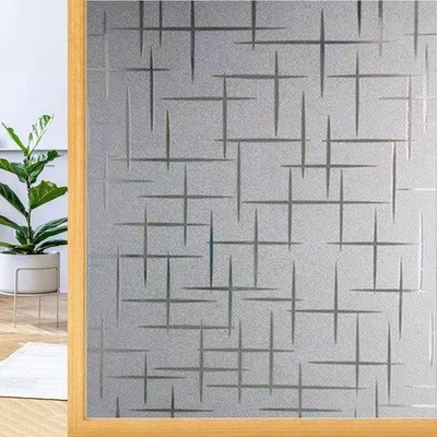 Produktbild von Privatschutz-Vorhang - Statische Folie - 140 x 700 cm - Sterne-Design