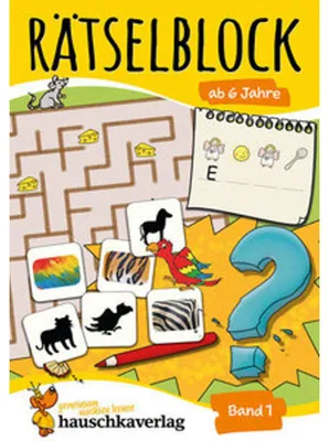 Produktbild von Rätselblock ab 6 Jahre, Band 1, A5-Block