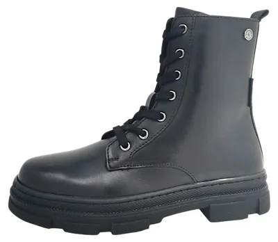 Imagen del producto de Copenhagen Shoes Valentina: Zapatos para niña, botines con cordones, color negro