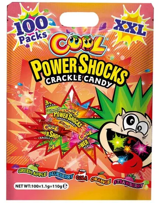 Produktbild von Cool Power Shocks Crackle Candy 100er, KI-generiertes Bild