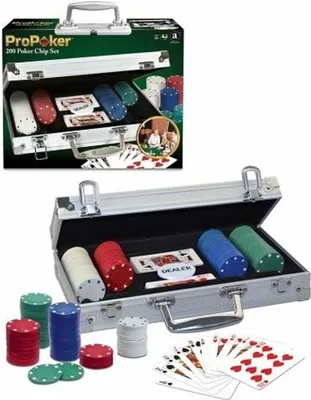 Immagine prodotto di Pokerio žaidimas Ambassador ProPoker, 200 žetonų, su lagaminu