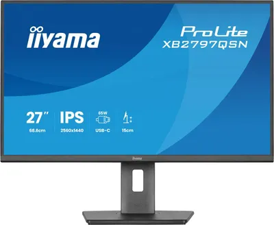 Obrázek produktu pro iiyama ProLite XB2797QSN-B1, 68,6 cm (27"), 2560 x 1440 px, Quad HD, LCD, Černá