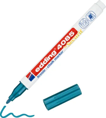 Immagine prodotto di Edding - Penna a gesso Edding 4085 um 1-2mm Metallic Blue | 10 pezzi
