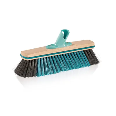 Produktbild von Leifheit Parkett Besen Xtra Clean Eco Plus 30 cm, Parkettbesen, Zimmerbesen, Handfeger, Holz / Mintgrün, 45002