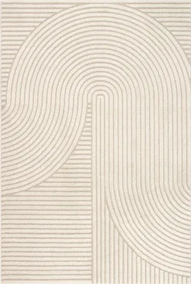 Produktbild von Teppich - 120 x 170 cm - Beige - mit Hoch- und Tiefstruktur