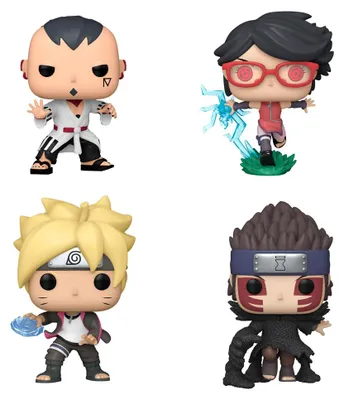 Produktbild von BUNDLE: 4x Funko POP! Boruto