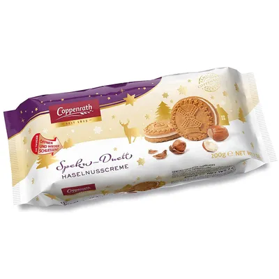 Zdjęcie produktu dla Coppenrath Double Speculoos Duet z pikantnym kremem z orzechów laskowych 200g