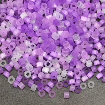 Zdjęcie produktu dla Koraliki "kotie oko", 1000 sztuk - cylindryczne, 2,5 mm