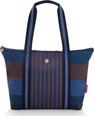 Produktbild von Pip Studio Tilda Tote Bag Medium Stripe Blue 47x17x37cm