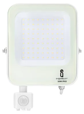 LED-Strahler 50 W mit Bewegungsmelder, 4000 K, 1800 lm, IP65