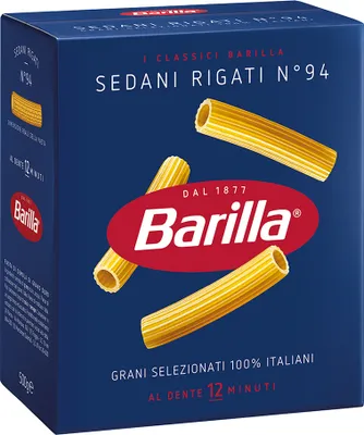 Produktbild von 30x Pasta Barilla - Sedani Rigati N.94 - 500g - Italienische Nudeln