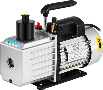 Produktbild von VEVOR Pompa próżniowa 8 CFM 1 HP Dwustopniowa pompa próżniowa do klimatyzacji 220 V 0,3 PA Najwyższa próżnia czynnika chłodniczego Narzędzie HVAC do napraw samochodowych Ewakuacja próżniowa
