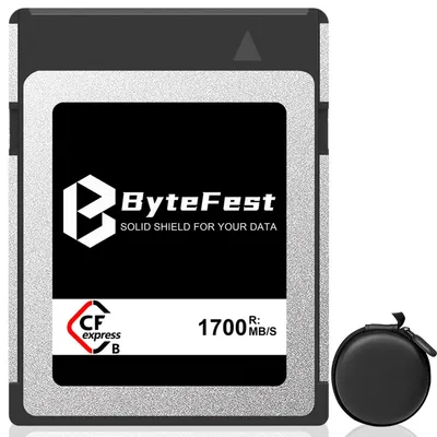Obrázok produktu pre Omgoods – Pamäťová karta CFexpress Type B, 128 GB, s prenosným puzdrom