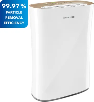 Produktbild von TROTEC Design-Luftreiniger AirgoClean 110 E Luftreiniger mit HEPA-Filter Ionisation Filterreinigungsleuchte Kinder- und Haustiersicherung Memory-Funktion