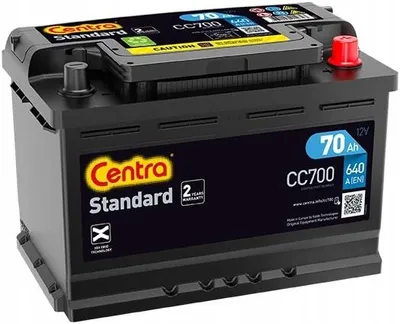 Produktbild von CENTRA Standard Starterbatterie 12V 70Ah 640A/EN L3 Batterie