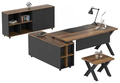 Produktbild von Eckschreibtisch Schreibtisch Tisch Tische Chefschreibtisch Multifunktionstisch
