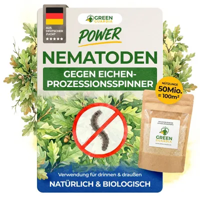 Produktbild von Nematoden gegen Eichenprozessionsspinner – 50 Mio. - Eichenprozessionsspinner bekämpfen, Mittel gegen Eichenprozessionsspinner, Raupen bekämpfen
