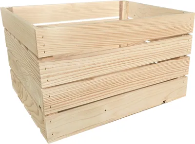 Produktbild von Lermowood Holzkisten 50 x 40 x 30cm Natur Dekokisten aus Holz Holzkiste Regalkiste Weinkiste