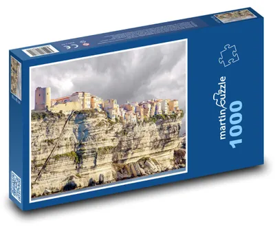 Zdjęcie produktu dla Puzzle 1000 Korsyka - Bonifacio na klifach - martinpuzzle