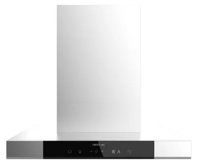 Productafbeelding van Cecotec Bolero Flux TT 609500: Slanke, decoratieve afzuigkap, transparant, universele maat / EU-stekker, 220V, transparant, universele maat