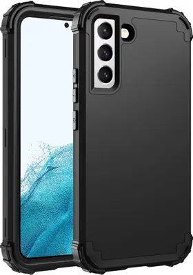 Image de Etui pour Samsung Galaxy S23+ Hybrid 3in1 PC et TPU antichoc, étui durable noir