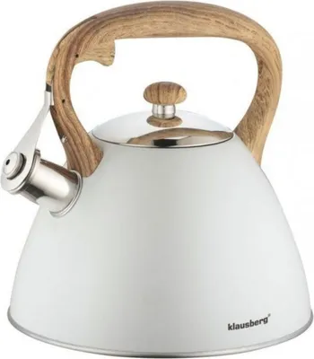 Image de Klausberg Bouilloire 3L KB-7264 Gris Clair Acier Inoxydable