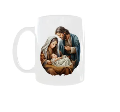 Produktbild von Becher 300ml Weihnachten Weihnachtskrippe Jesus v1