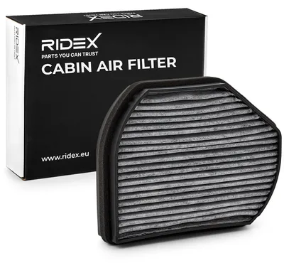 Produktbild von RIDEX 424I0247 Aktivkohle Innenraumfilter Pollenfilter passend für MERCEDES-BENZ C-Klasse Limousine (W205) C-Klasse Limousine (W202) SLK (R170) CLK