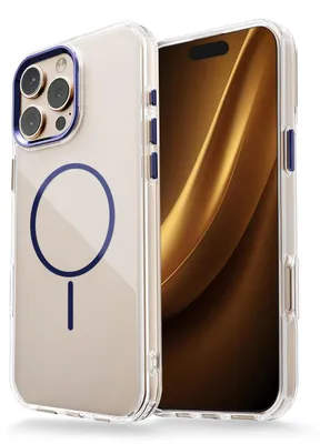 Obrázek produktu pro Kryt Clear Thin Mag pro iPhone 17 Pro 6,3" modrý