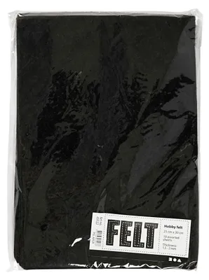 Immagine prodotto di Creativ Company Hobby feltro nero A4 melled