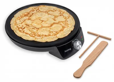 Immagine prodotto di Macchina per crêpes Huslog, diametro 29 cm, potenza 1200W, ideale per preparare crêpes dolci