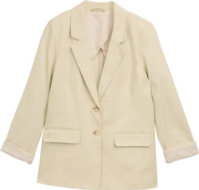 Produktbild von Tom Tailor 1046188_38, Weiblich, Champagner, Blazer, Erwachsener, Langärmlig, Kleidungsknopf