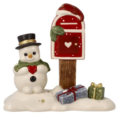 Produktbild von Goebel Figur Weihnachtsgrüße, Steingut, 10.5 cm, 66704971