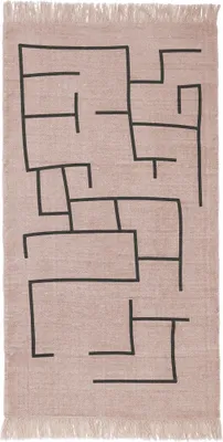 Produktbild von Kids Concept Teppich Geometrie rosa, Kinderteppiche