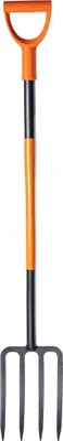 Obrázek produktu pro Zahradní vidle – kopací vidle se 4 hroty – kalený kov – délka 122 cm – pro kopání a zpracování půdy