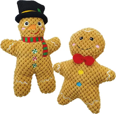 Produktbild von Nobby Hundespielzeug Xmas Plüsch Lebkuchen