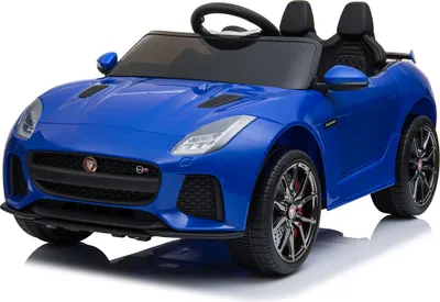 Produktbild von Kinder Elektroauto Jaguar F-TYPE SVR Coupé 12 Volt  2x30 Watt elektrisches Kinderauto mit 2,4G Fernbedienung & Musik & LED-Licht & Hupe, Kinderfahrzeug Elektrofahrzeug für Kinder ab 3 Jahren