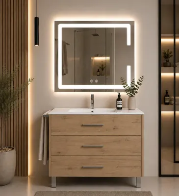 ORIGEN BATH RIBERA Badmöbel mit Waschbecken 90x45 cm, Estepa