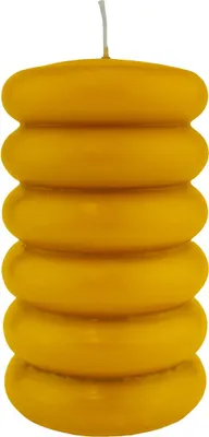Produktbild von Stumpenkerzen "Sculptura" Natur, 150 x Ø 90 mm, 4 Stück, Weihnachtskerzen, Adventskerzen-Set