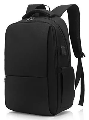 Image de Sac à dos pour ordinateur portable, pour hommes, 15,6 pouces, imperméable, noir, 25 litres, avec port de charge USB