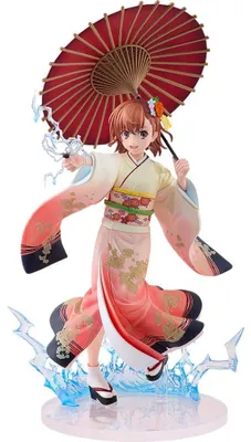 Produktbild von Kadokawa A Certain Scientific Railgun T Mikoto Misaka Furisode-kimono-version Statue 1/7 28 Cm    One Size