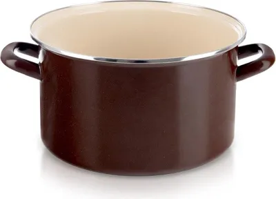 Immagine prodotto di Pentola smaltata MARRONE 28 cm, 8 l