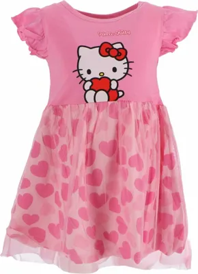 Immagine prodotto di Abito Hello Kitty per bambini abito rosa per bambine abito da principessa 4 anni