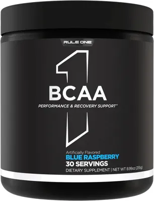 Produktbild von Rule1 R1 BCAA (30serv) Blue Raspberry - Aminosäuren - BCAA