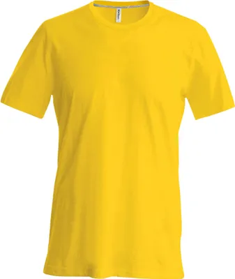 Produktbild von Kariban Herren T-Shirt Slim Fit RW706 (Medium) (Gelb)