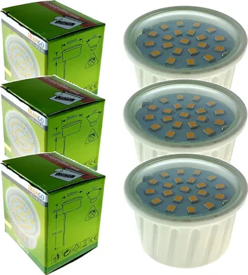 Produktbild von 3er Set 3 Watt LED Modul dimmbar 3000K nur 30mm Einbautiefe 12 Volt dimmbar