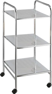 Produktbild von WENKO Bad Roll Servier Wagen Trolley Roll Ablagen Regal Allzweck Etagen Sando WC