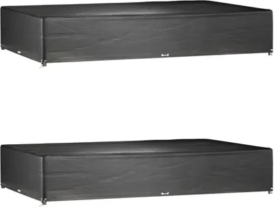Produktbild von Gartenmöbel-Abdeckungen 2 Stk. 16 Ösen 325x205x60 cm Rechteckig