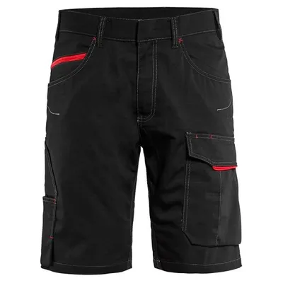 Produktbild von Blakläder Service Shorts Service Plus, schwarz / rot, Konfektionsgröße 52